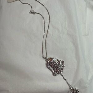 Santa clause Elegant Silver Pendant Necklace